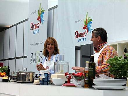 A busy weekend in July us doing a demo